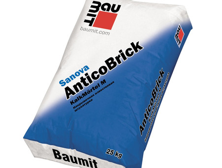 Известковый кладочный раствор Baumit Sanova AnticoBrick, 25 кг 