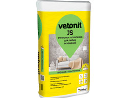 Финишная шпаклевка для любых оснований Vetonit JS, 20 кг