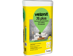 Финишная шпаклевка для любых оснований Vetonit JS Plus, 20 кг