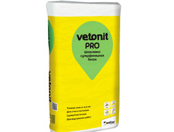 Шпаклевка белая суперфинишная Vetonit PRO, 25 кг