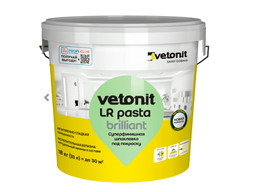 Суперфинишная шпаклёвка под покраску Vetonit LR Pasta Brilliant, 18 кг