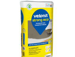 Наливной пол трещиностойкий Vetonit Strong Eco, 20 кг