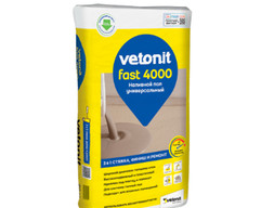 Универсальный наливной пол Vetonit Fast 4000, 20 кг